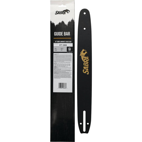 Sabre 077-2606 16" Mini Laminate Sprocket Nose Bar (Replaces 3/8" LP pitch, .050 gauge)