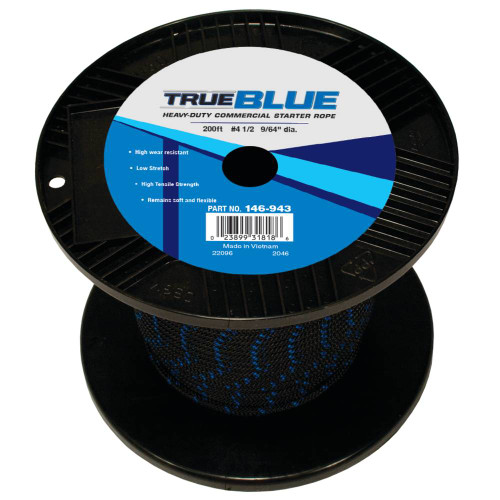 TrueBlue 146-943 200' Starter Rope, #4 1/2 Solid Braid