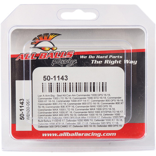 All Balls Racing 50-1143 A-Arm Kit