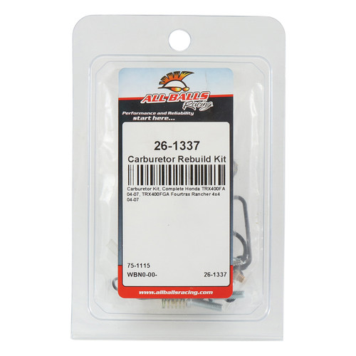 All Balls Racing 26-1337 Carburetor Rebuild Kit