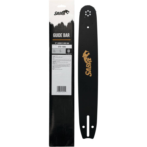 Sabre 079-1606 16" Laminate Sprocket Nose Bar (Replaces 3/8" pitch, .050 gauge, 60 DL)