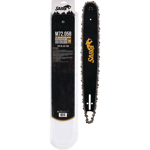 Sabre 076-1886 18" Bar and Chain Combo (Replaces .325 pitch, .058 gauge, 72 DL)