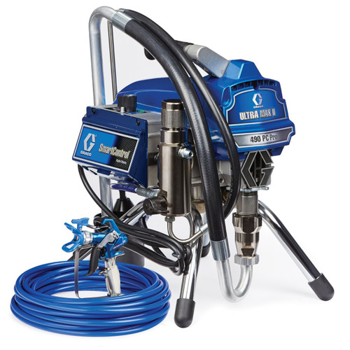 Graco 17E852 Ultra Max II 490 PC Pro Electric Airless Sprayer, Stand