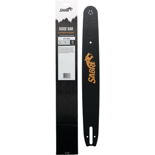 Sabre 075-2026 20" Replaceable Sprocket Nose Bar (Replaces 3/8" pitch, .050 gauge, 72 DL)