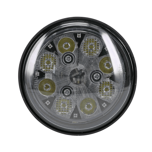 Tiger Lights TL3005 24W LED Sealed Round Work Light w/Red Tail Light