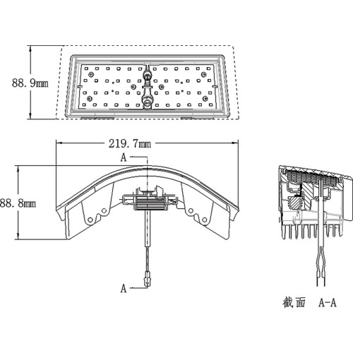 Tiger Lights TL8045 LED Amber Corner Lights for John Deere New Design