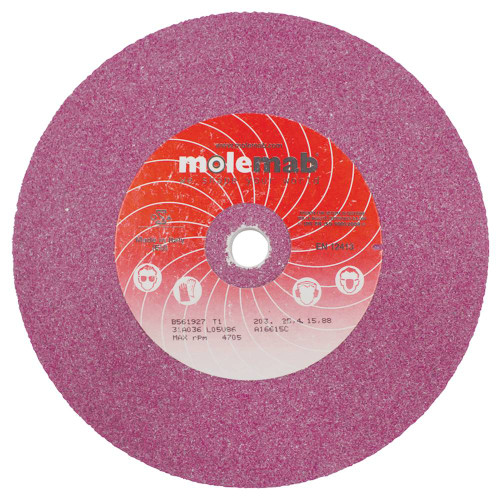 Molemab 750-111 Grinding Wheel, 8" x 1" x 5/8" 36 grit Ruby