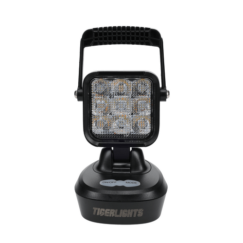 Tiger Lights TL2460 Rechargeable LED Magnetic Work Light & Flashing Amber