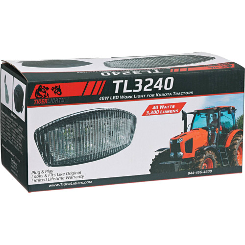 Tiger Lights TL3240 LED Work Light for Kubota Tractors