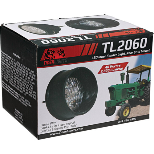 Tiger Lights TL2060 LED Round Tractor Light (Rear Mount)