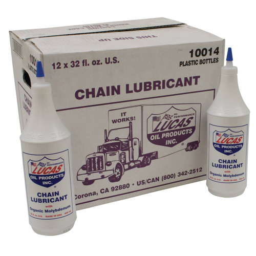Lucas Oil 051-768 Chain Lubricant, Twelve 32 oz. bottles