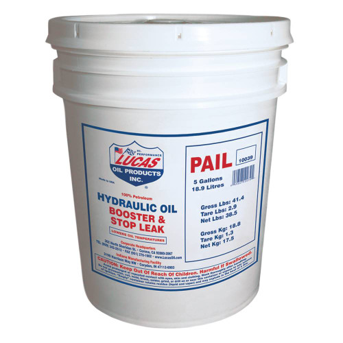 Lucas Oil 051-655 Hyd Oil Booster and Stop Leak, 5 gallon pail