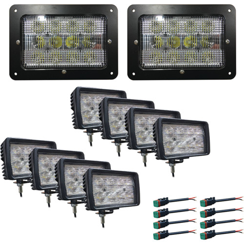 Tiger Lights CASEKIT-6 Complete LED Light Kit for Case/IH Steiger 4wd