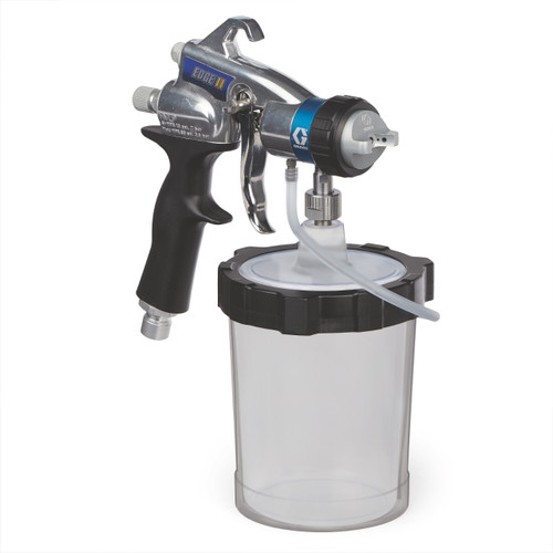 Graco 17P481 HVLP Edge II Gun with 1 Qt FlexLiner Cup