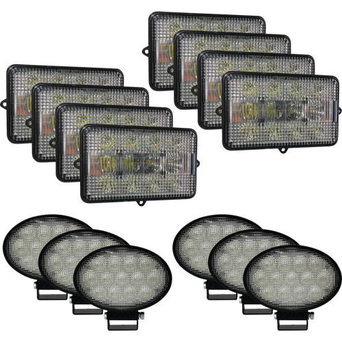 Tiger Lights JDKIT-4 Complete LED Light Kit for John Deere Combines