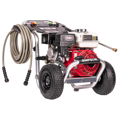 ALH3425 Aluminum Frame Professional 3600 PSI 2.5 GPM (Gas - Cold Water) Direct Drive Pressure Washer with Honda GX200 Engine and AAA Triplex Pump