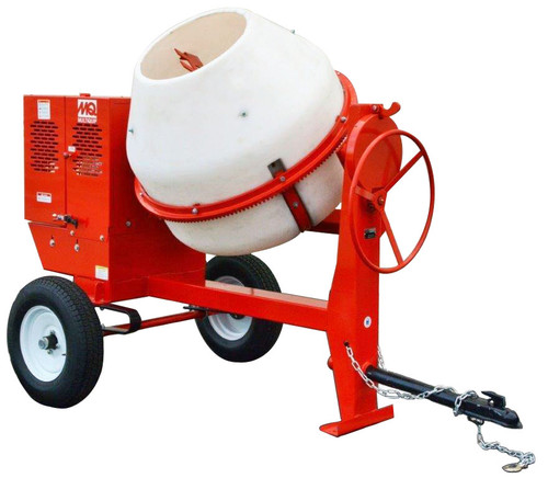 Multiquip MC12PH 12 Cubic Foot Concrete Mixer with Honda GX340 Engine and Heavy Duty Poly Drum