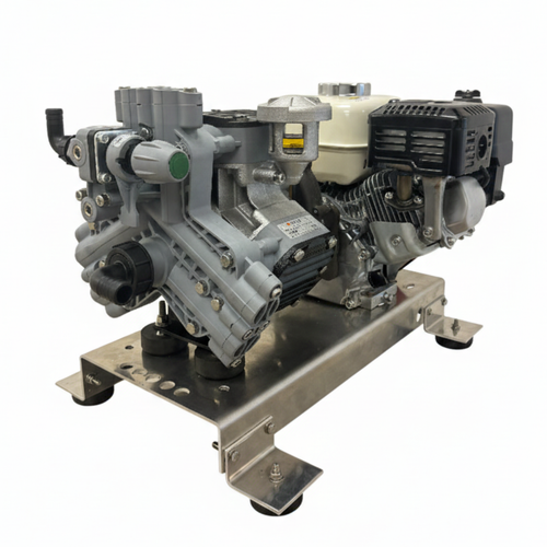  Stealth P40 Soft Wash Skid – 14.5 GPM, 300 PSI, Honda GX200 Pull Start side back 3