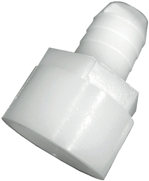 TerreMax Straight Adapter 3/4" Female NPT X 3/4" Hose Barb Fitting (Nylon)