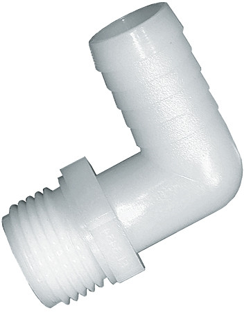 TerreMax Elbow 3/4" Male GHT X 5/8" Hose Barb Fitting (Nylon)