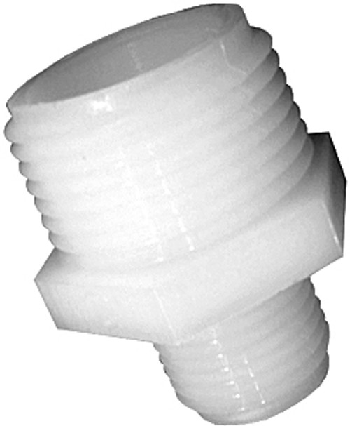 TerreMax Reducing Nipple 3/8" Male NPT X 11/16" Male UN (Nylon)