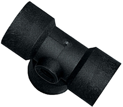 TerreMax Tee 3/4" Female NPT w/ 1/8" Gauge Port Fitting (Poly)