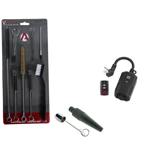 Apollo Power-6 VS HVLP Paint Sprayer w/ 32 ft. Air-Flex Hose, A7700 Spray Gun, Deluxe Spray Gun Case