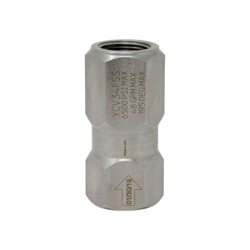 General Pump 3/4" High Pressure Check Valve, Stainless Steel