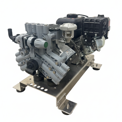  Stealth P40 Soft Wash Skid – 14.5 GPM, 300 PSI, CRX 210 Pull Start back side 3