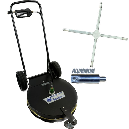 LBG2400-4HFAL Whisper Wash Lil' Big Guy 24-inch Surface Cleaner — XForce 4-Tip Aluminum