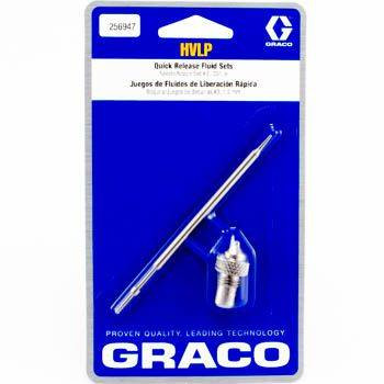 Graco 17P487 HVLP Quick Release Fluid Needle-Nozzle Set for Edge