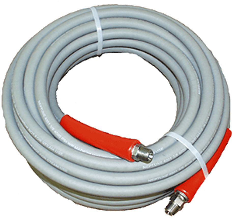 FREE SHIPPING 100' ft 3/8" Gray Non-Marking 4000psi Pressure Washer Hose 
