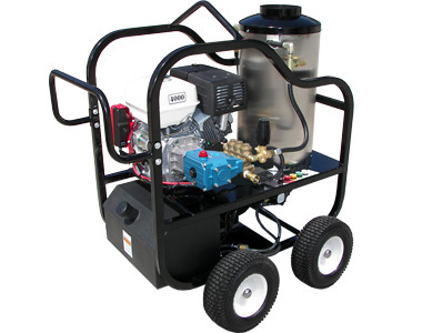 Hot Water Pressure Washer with Cat Pump 