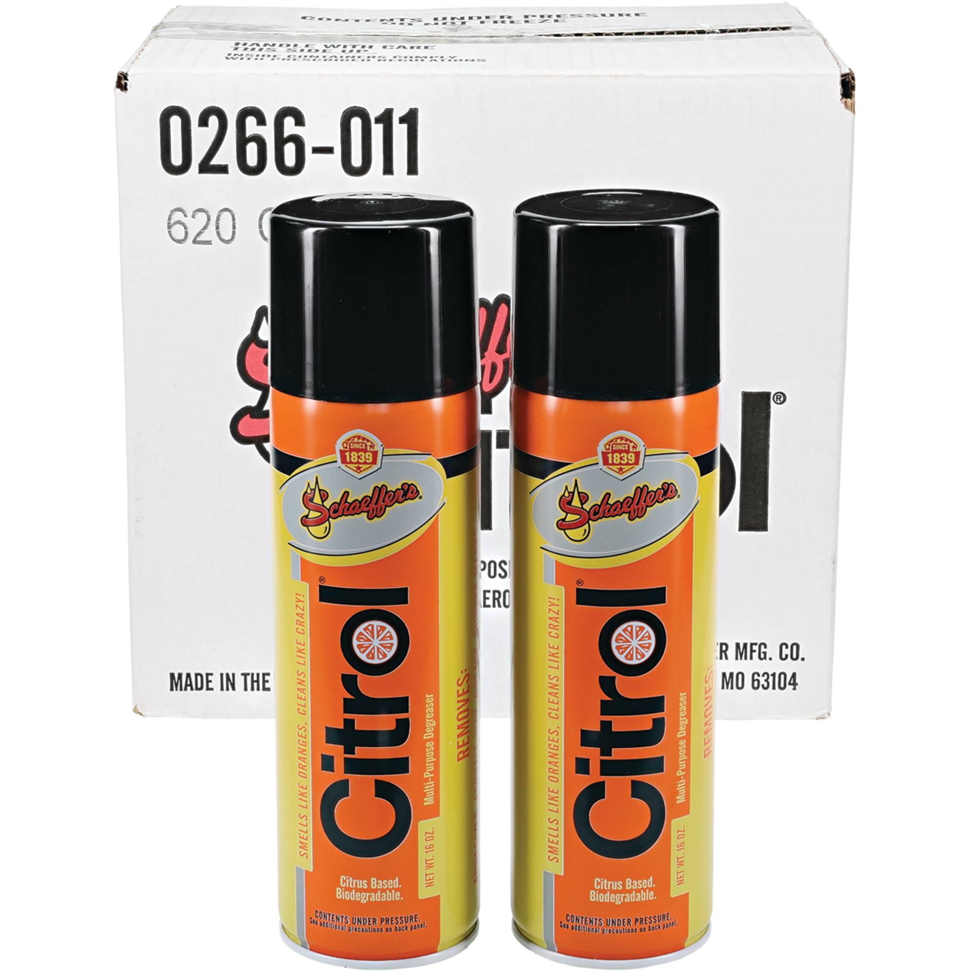 Schaeffer's 051-266-12 Citrol 266, Twelve 16 oz. cans - Spraywell