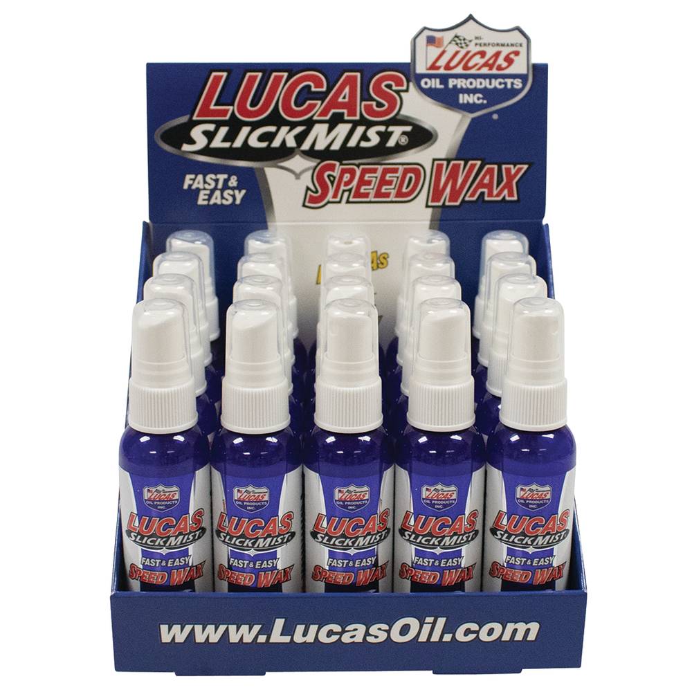 Lucas Oil 051-826 Slick Mist Speed Wax, Twenty 2 oz. bottles