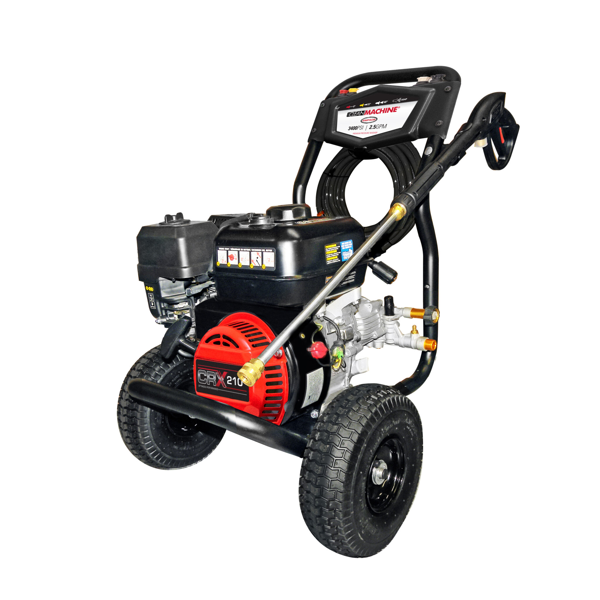 Simpson CM61083 Clean Machine 3400 PSI 2.5 GPM (Gas - Cold Water