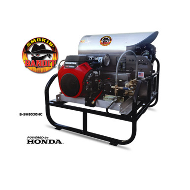 Pressure Pro Super Skid 3000 PSI 8.0 GPM (Gas - Hot Water) Pressure Washer  Skid with Electric Start Honda GX690 Engine and General TSF2021 Pump -  Spraywell