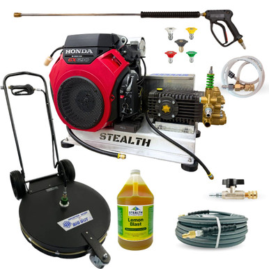 Stealth 8 GPM Belt Drive Pressure Washer Business Pack | Honda