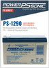 PowerSonic PS-1290F2, 12 Volt, 9 Amp Hour SLA Battery w/0.250 Fast-on Connector