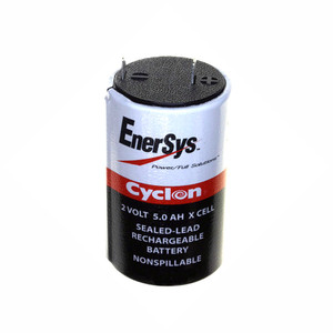 0800-0004 2 Volt 5.0 AH X Cell Battery - Enersys Cyclon Hawker Energy