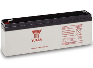 Genesis Yuasa NP2.3-12FR Battery - 12V 1.2Ah Sealed Rechargeable