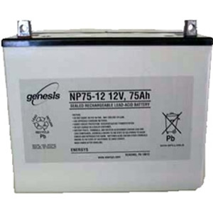 Genesis Yuasa NP75-12FR Battery - 12V 77.5Ah Sealed Rechargeable, Replacement Batteries for DM80-12, NP75-12, NP75-12FR