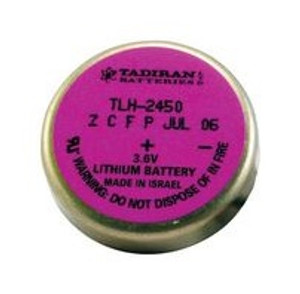 Tadiran TL-2450 - 3.6V Lithium Wafer Cell w-2 Pins