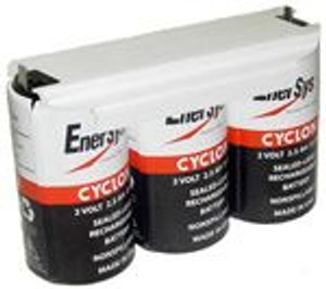 0800-0102 Hawker Cyclon, 6 Volt, 5 AH, 1x3 Battery Pack w/Fast