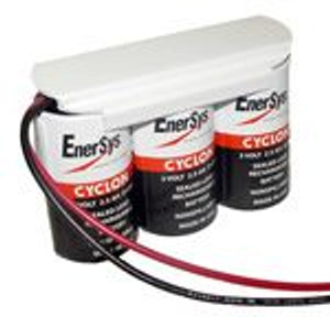 0800-0103 Enersys Cyclon, 6 Volt, 5 AH, 1x3 Battery Pack w/Wire