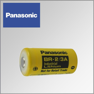 Panasonic BR-2/3ASSP / BR-2/3A 3 Volt, 1200 mAh Lithium Battery