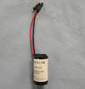 ALLEN BRADLEY ControlLogix BR2-3A-AB 3 Volt, 1200 mAh 5561, 5562, 5563, 5564 (Series B), 1756-BA2, 1756-L61 (Series B), Lithium PLC Replacement Battery