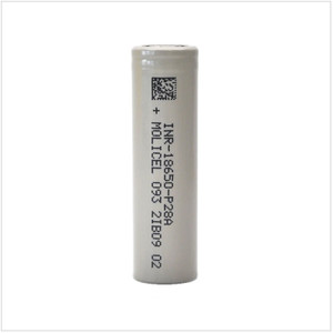 Molicel  INR-18650-P28A, 2.8 Volt 2800mAh Lithium-Ion Cell