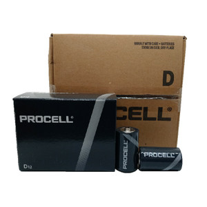 Duracell Procell PC1300 1.5 Volt, Alkaline D Battery, 12 Pack