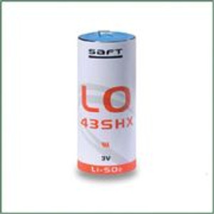 Saft LO43SHX, 3 Volt, 5 Ah, Primary Lithium C Sulfur Dioxide (LI-SO2) 45050 C Spiral Cell